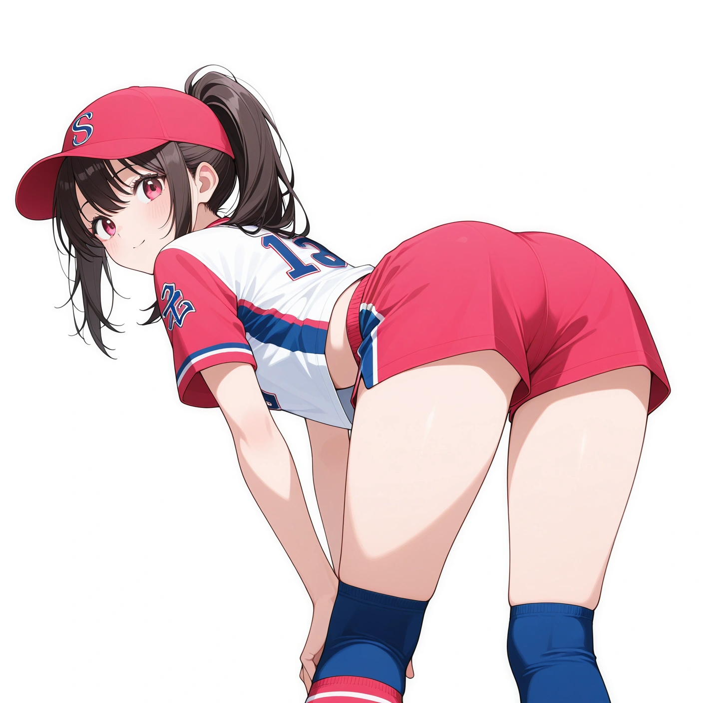 野球場の売り子さんのバックショット